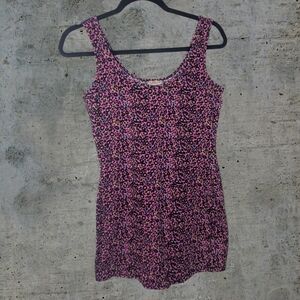 Y2K Pink Leopard Print Tank Top